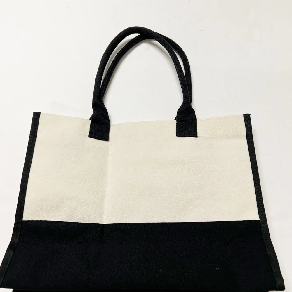 Vintage Aged to Perfection 1985 Limited Edition Black and White Canvas Tote Bag